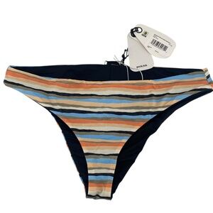 NWT Prana Gemma Reversible Swimsuit Bottoms Water Stripe Size XS and Small